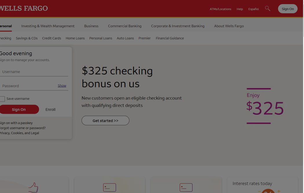 Wells Fargo – wellsfargo.com